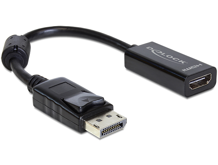 DeLock Adapter Displayport 1.1 male > HDMI female Passive Black