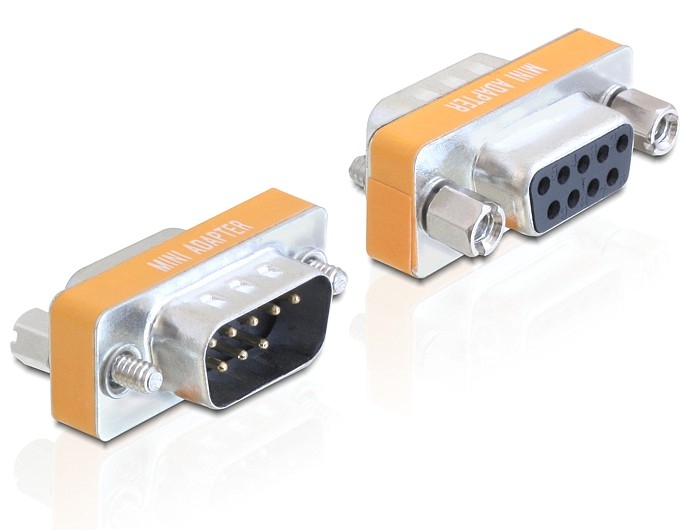 DeLock Adapter Null Modem Sub-D 9 pin male > Sub-D 9 pin female