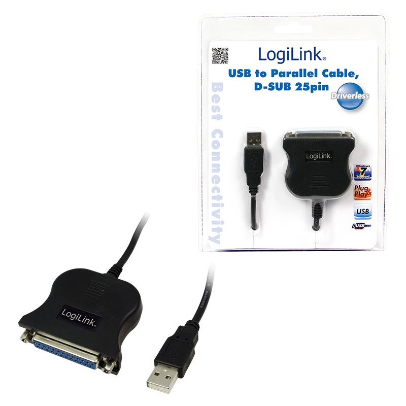 Logilink UA0054A USB to D-SUB 25 cable adapter