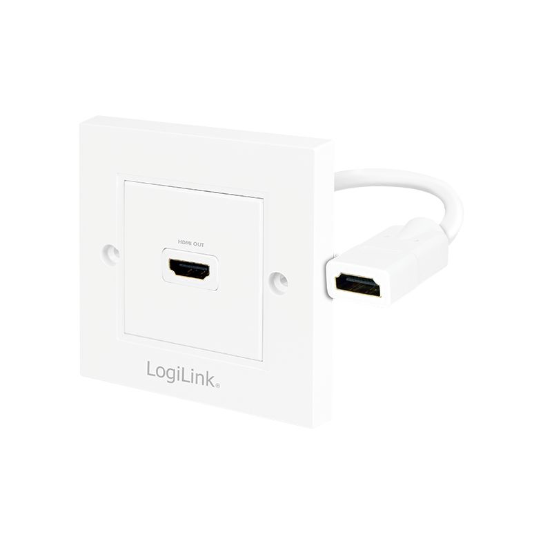 Logilink HDMI Wall Plate with 1x HDMI female