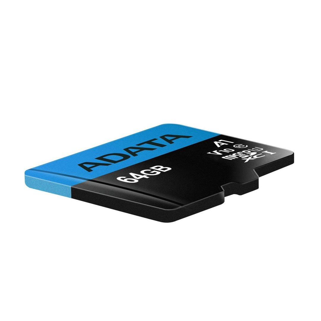 A-Data 64GB microSDXC Premier UHS-I Class10 V10 A1 + adapterrel