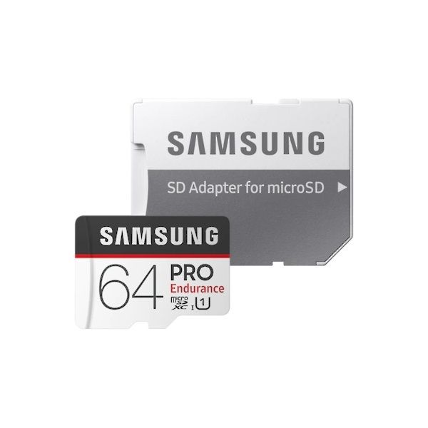 Samsung 64GB microSDXC kártya PRO Endurance + adapterrel