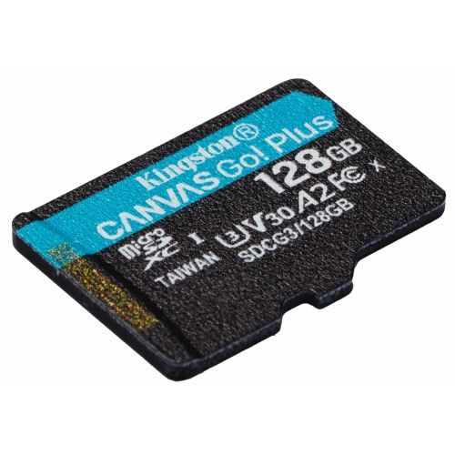 Kingston 128GB microSDXC Canvas Go! Plus 170R A2 U3 V30 Card adapter nélkül