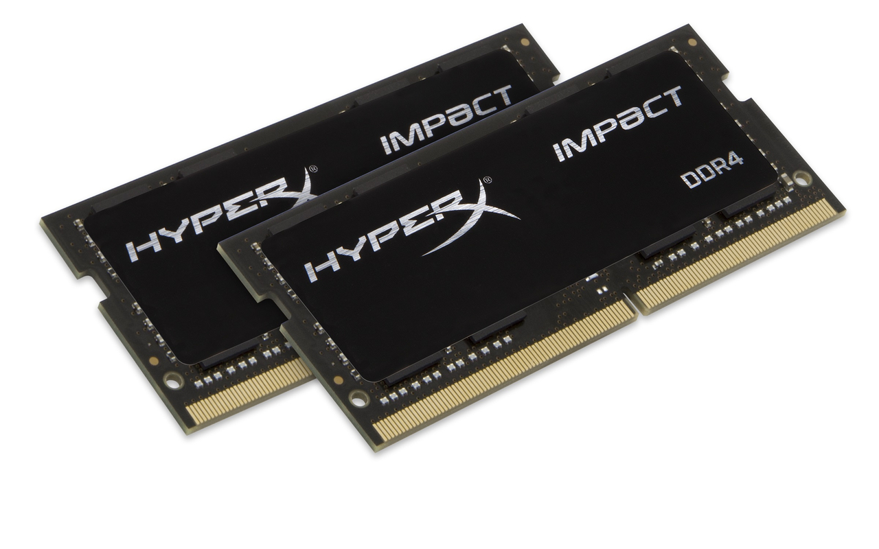 Kingston 16GB DDR4 2666MHz Kit(2x8GB) HyperX Impact Black SODIMM