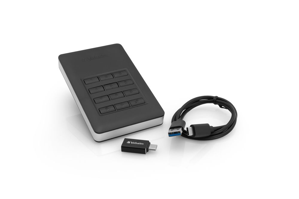 Verbatim 1TB 2,5" Store 'n' Go Secure Portable HDD with Keypad Access