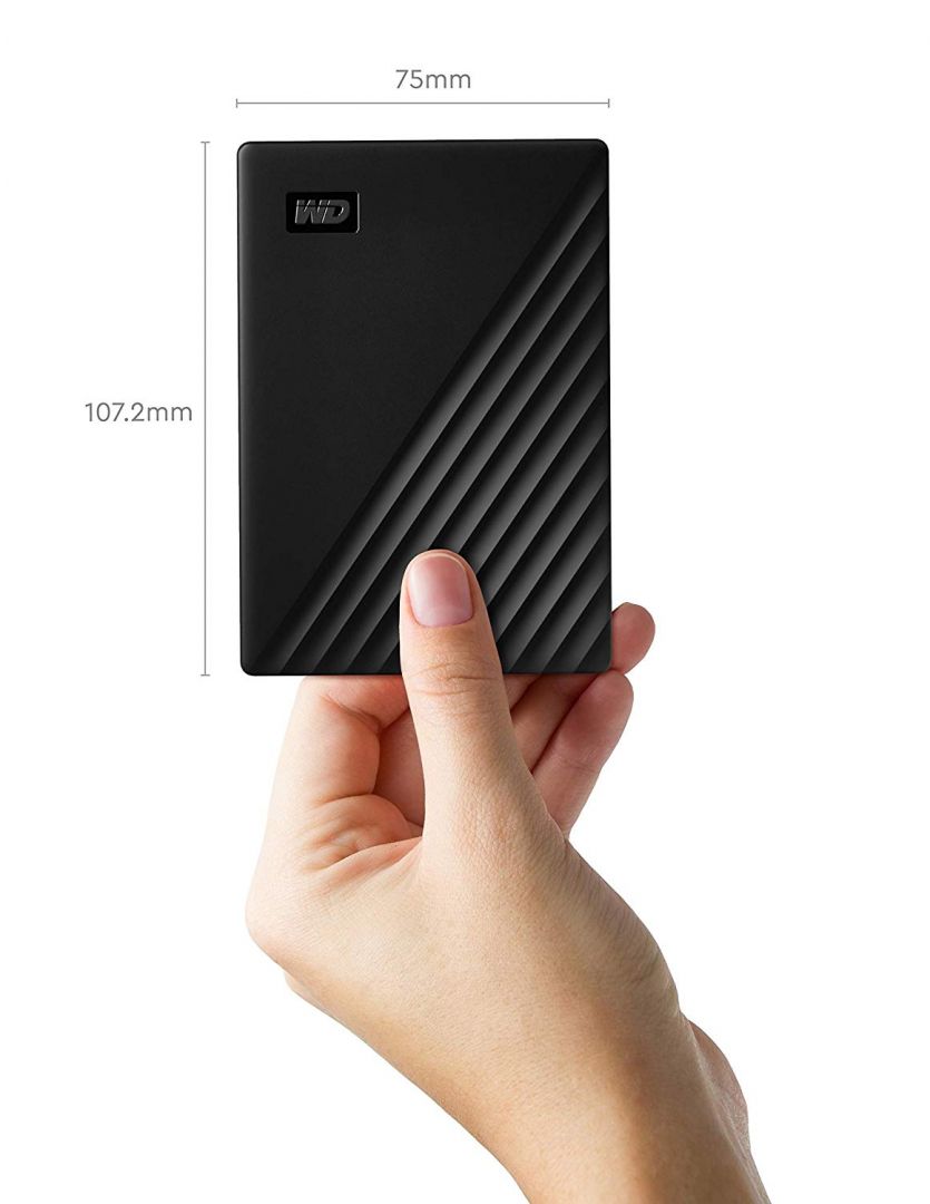 Western Digital 1TB 2,5" My Passport USB3.2 Black WDBYVG0010BBK