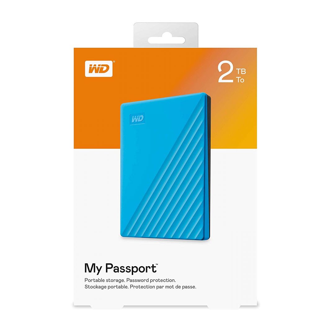 Western Digital 2TB 2,5" My Passport USB3.2 Blue WDBYVG0020BBL