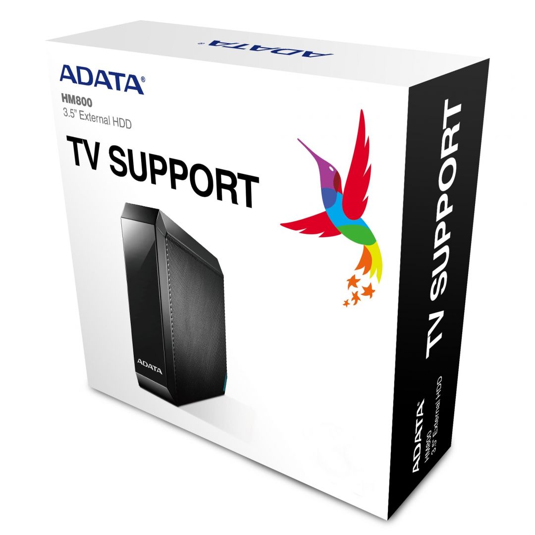 A-Data 4TB 3,5" AHM800 USB3.2 Black