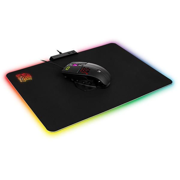 Thermaltake TT eSports Draconem RGB Cloth Edition Gaming mouse pad Black