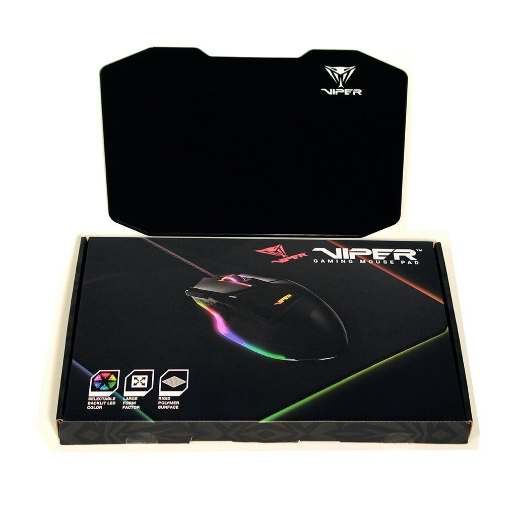 Patriot Viper Gaming LED mousepad Black