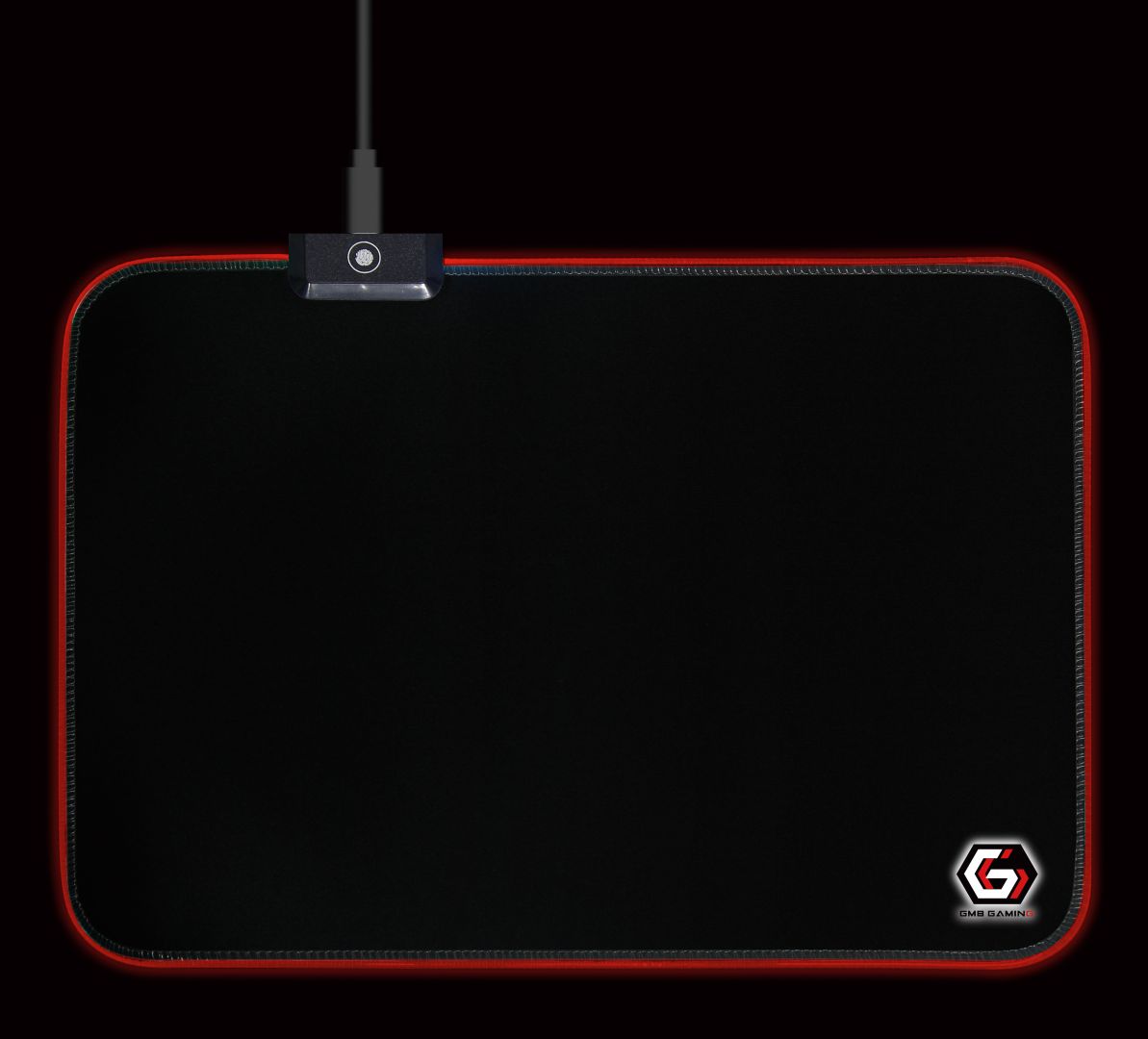 Gembird MP-GAMELED-M Gaming mouse pad with LED light effect M-size