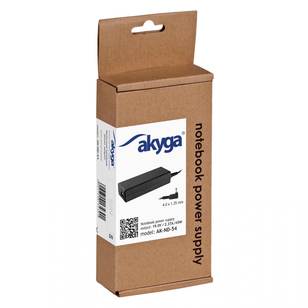 Akyga AK-ND-54 Adapter Asus 19V/2,37A 45W