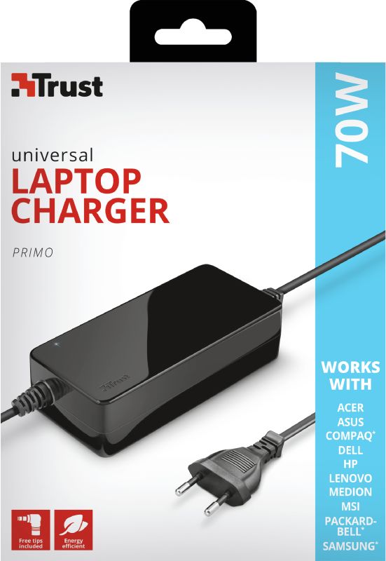 Trust Primo Universal 70W-19V Laptop Charger