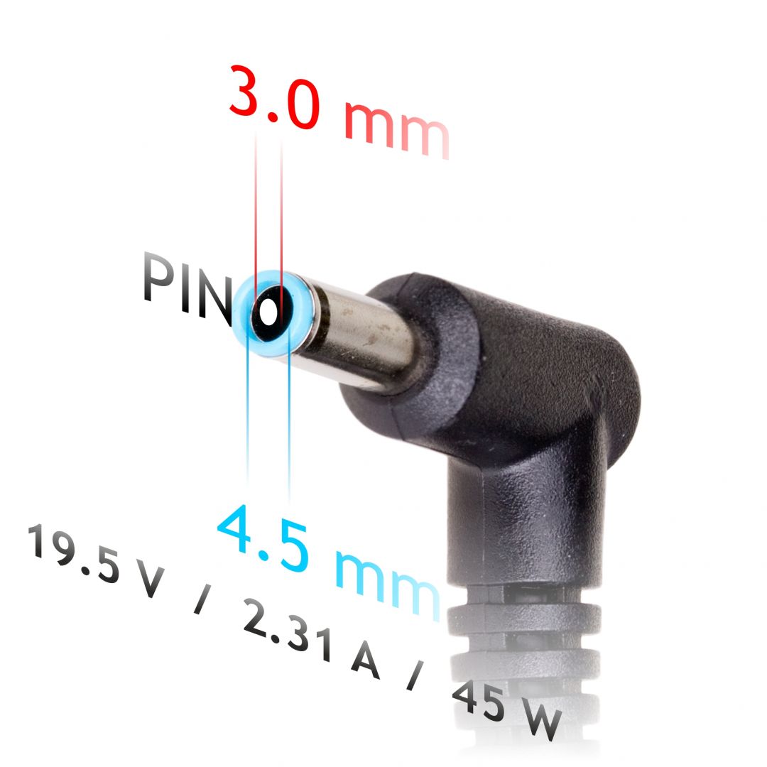 Akyga AK-ND-69 19.5V / 2.31A 45W 4.5 x 3.0 mm + pin