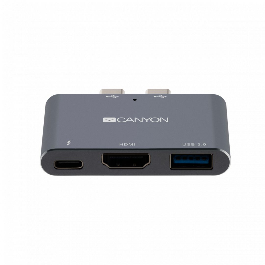 Canyon CNS-TDS01DG Thunderbolt 3 docking station 3-in-1 Dark Gray