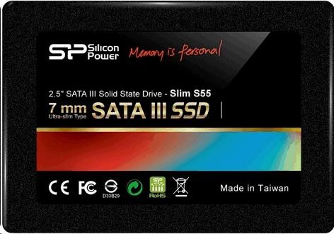 Silicon Power 480GB 2,5" SATA3 MLC Velox Slim S55 SP480GBSS3S55S25