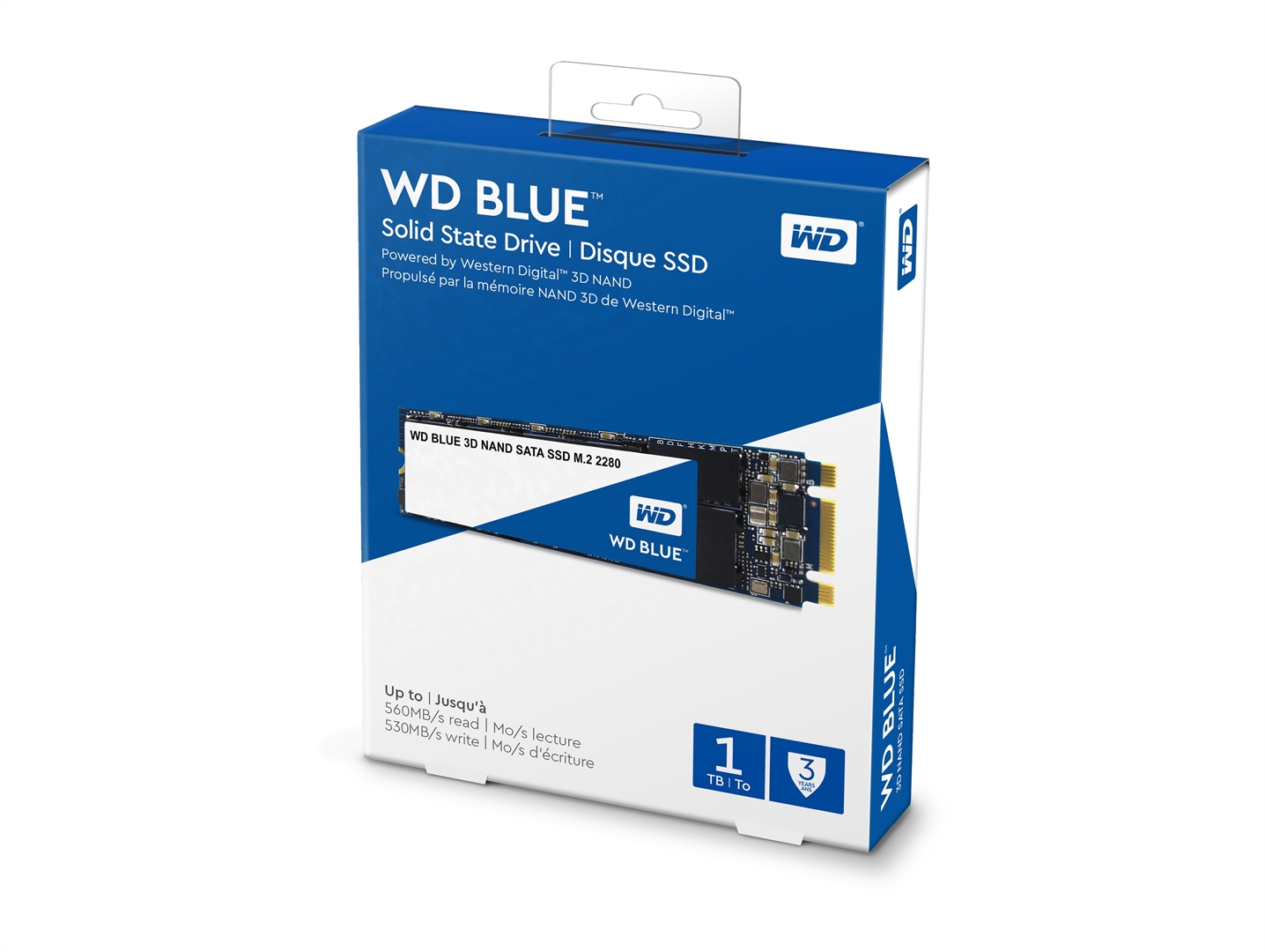 Western Digital 1TB M.2 2280 Blue 3D Series WDS100T2B0B