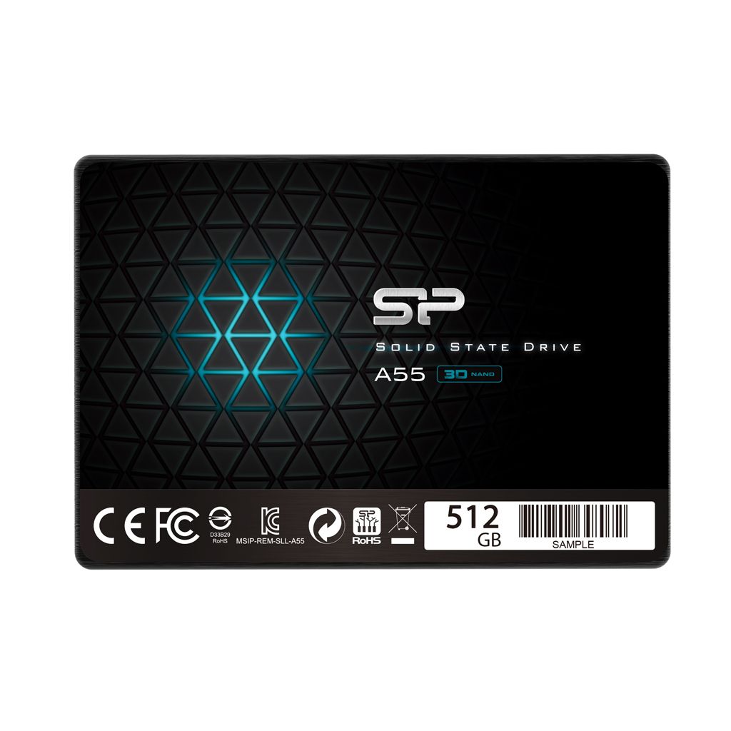 Silicon Power 512GB 2,5" SATA3 A55 Series SP512GBSS3A55S25