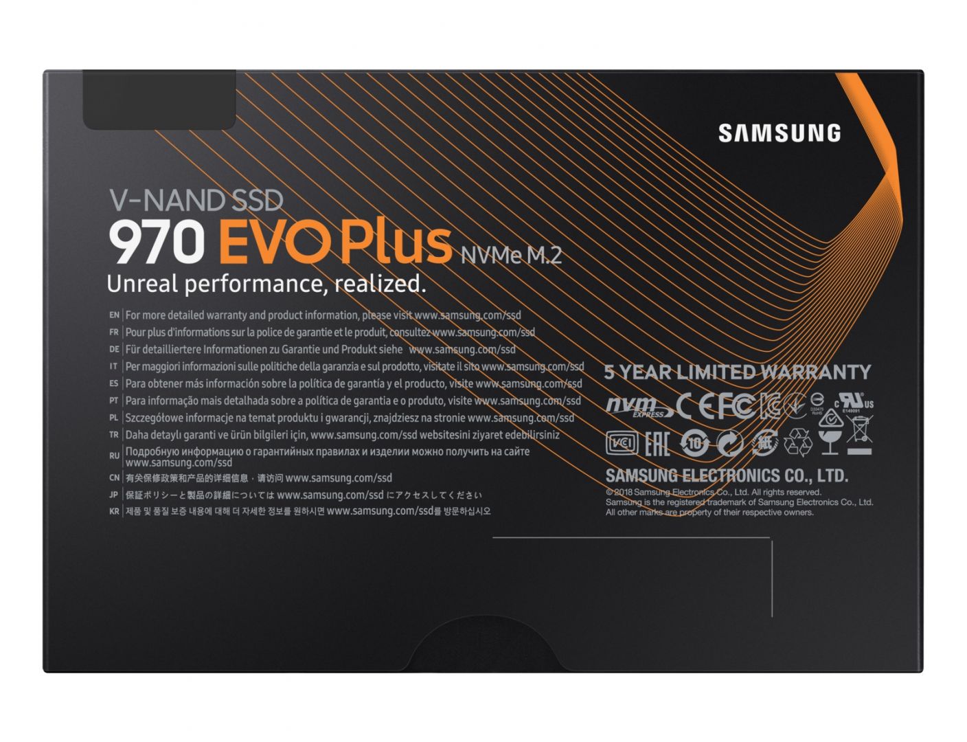 Samsung 2TB M.2 2280 970 Evo Plus NVMe Series MZ-V7S2T0BW