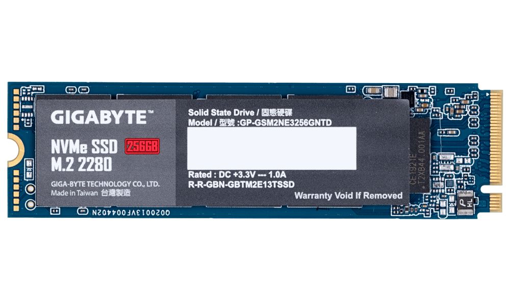 Gigabyte 256GB M.2 2280 NVMe GP-GSM2NE3256GNTD