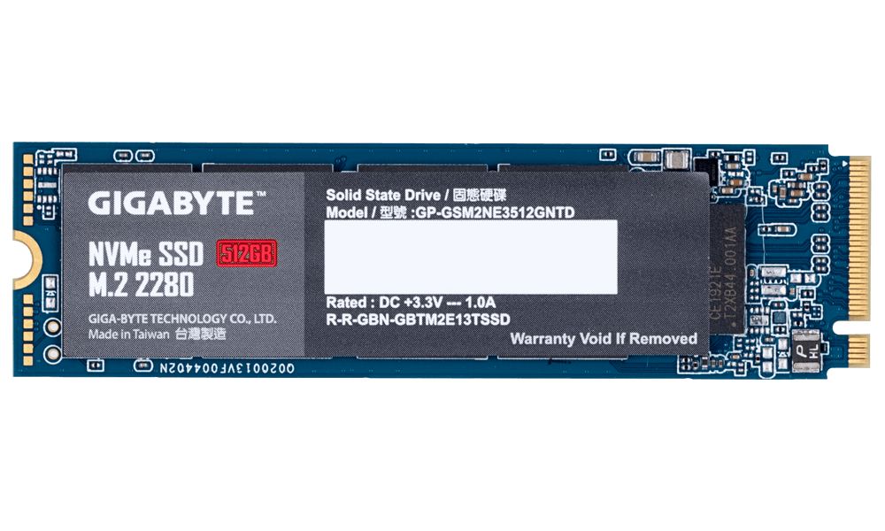 Gigabyte 512GB M.2 2280 NVMe GP-GSM2NE3512GNTD