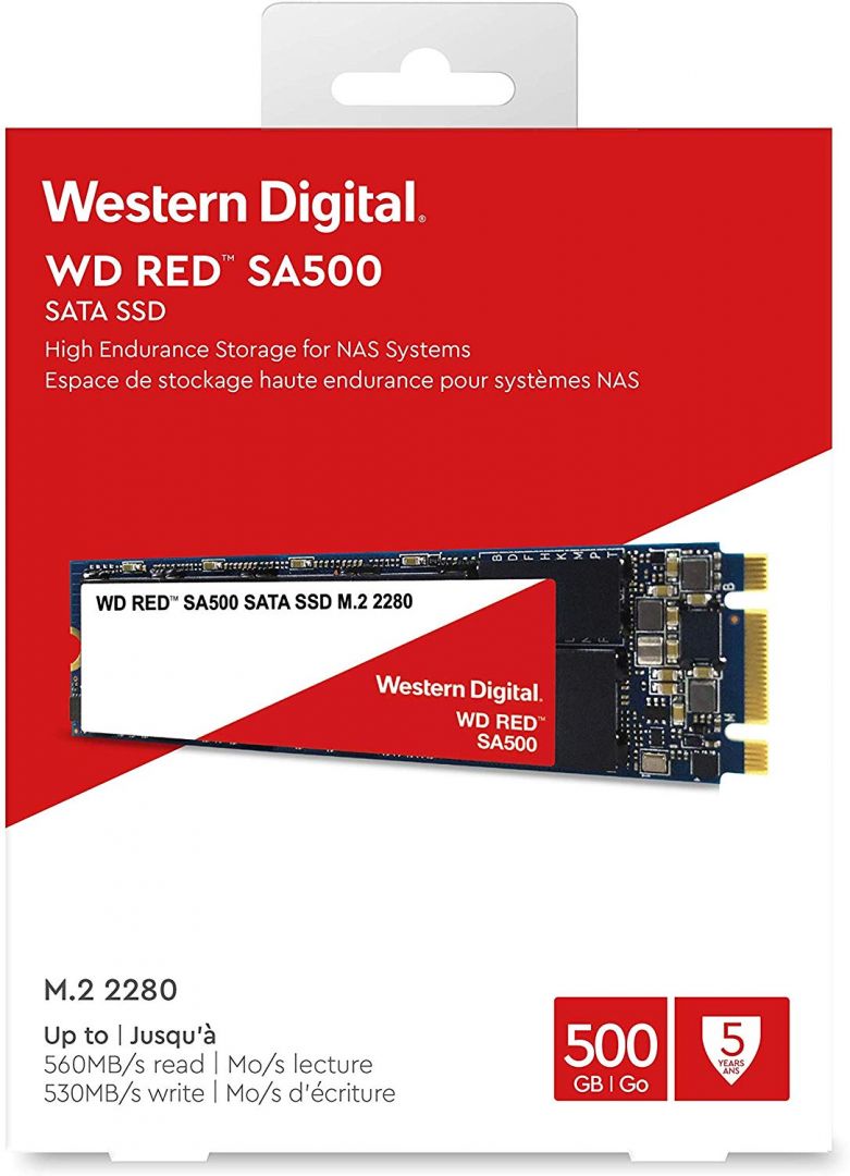 Western Digital 500GB M.2 2280 SA500 NAS Red