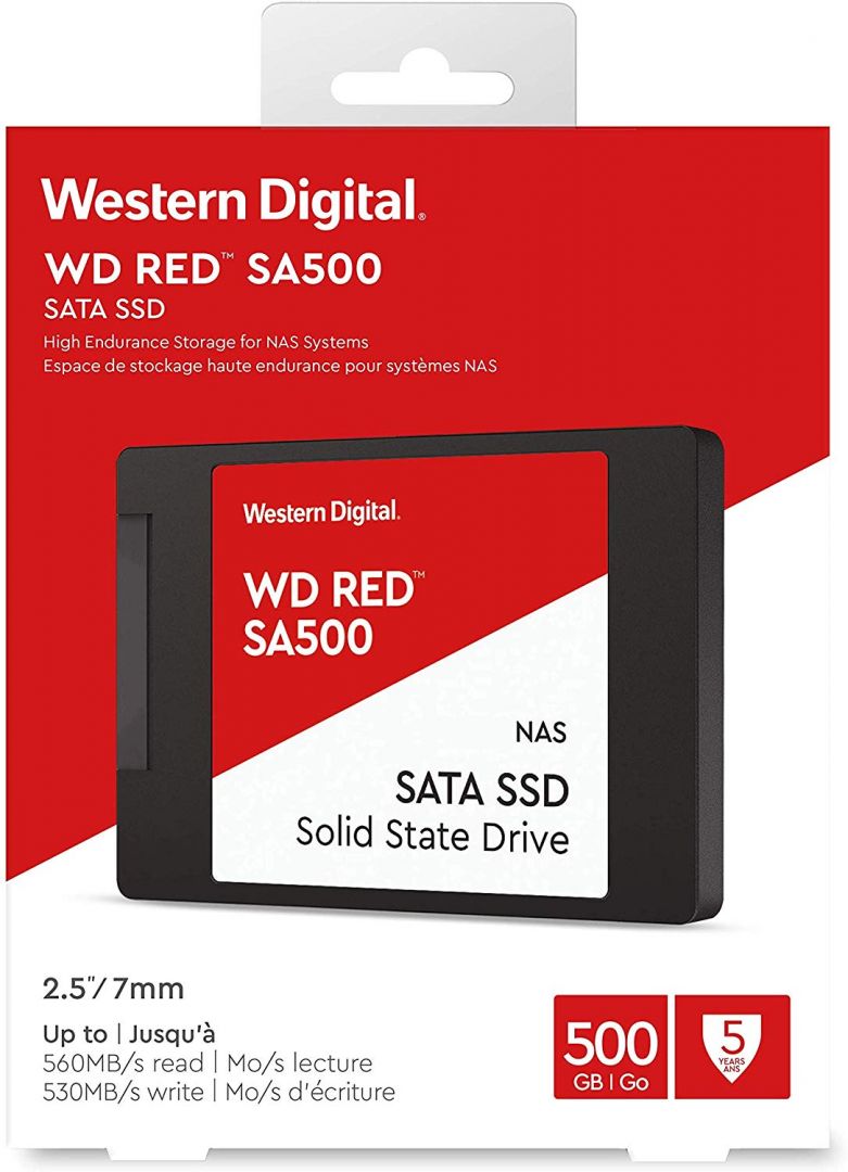 Western Digital 500GB 2,5" SATA3 SA500 NAS Red