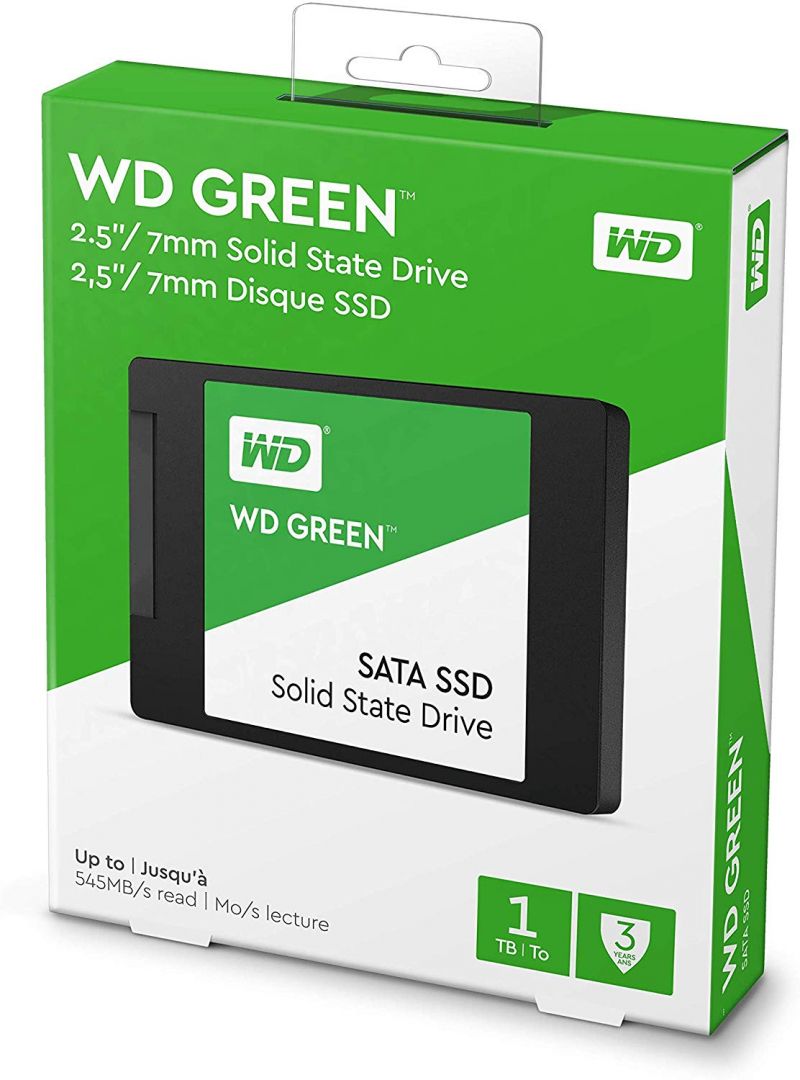 Western Digital 1TB 2,5" SATA3 Green Series WDS100T2G0A