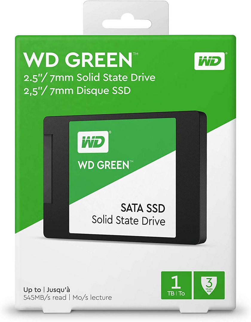 Western Digital 1TB 2,5" SATA3 Green Series WDS100T2G0A