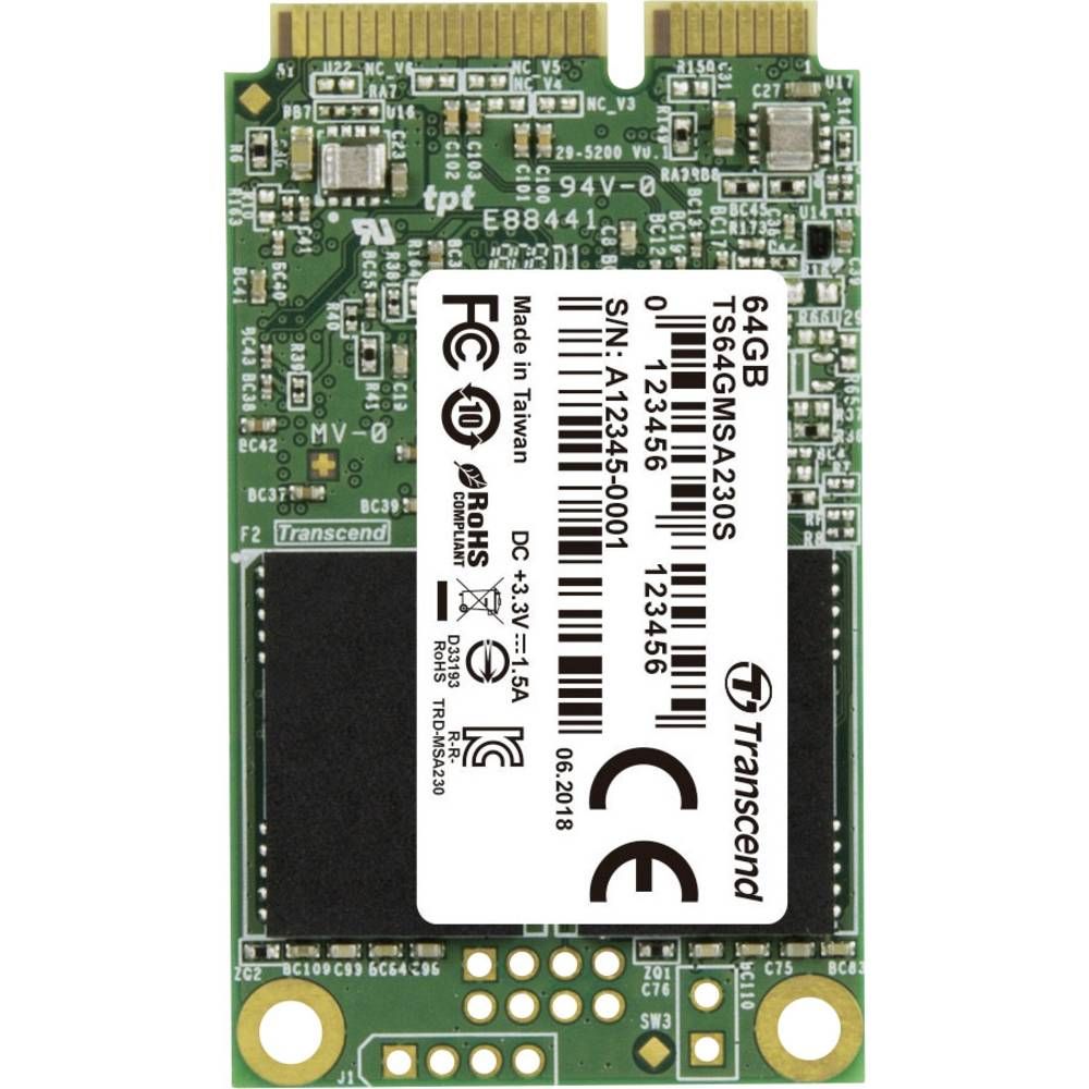 Transcend 64GB mSATA SSD230S TS64GMSA230S