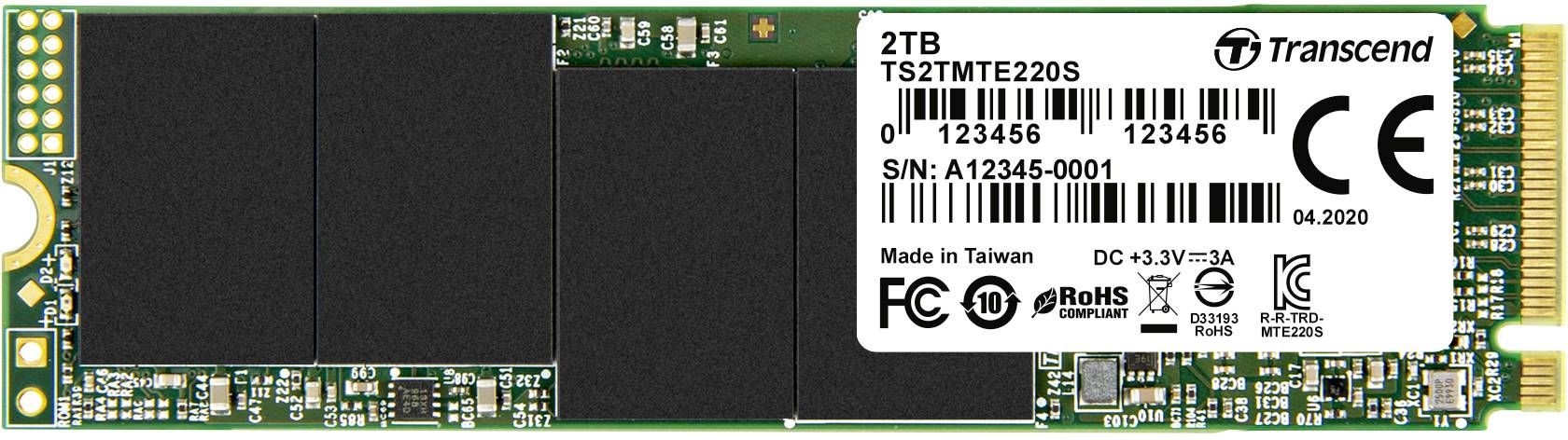 Transcend 2TB M.2 2280 NVMe TS2TMTE220S