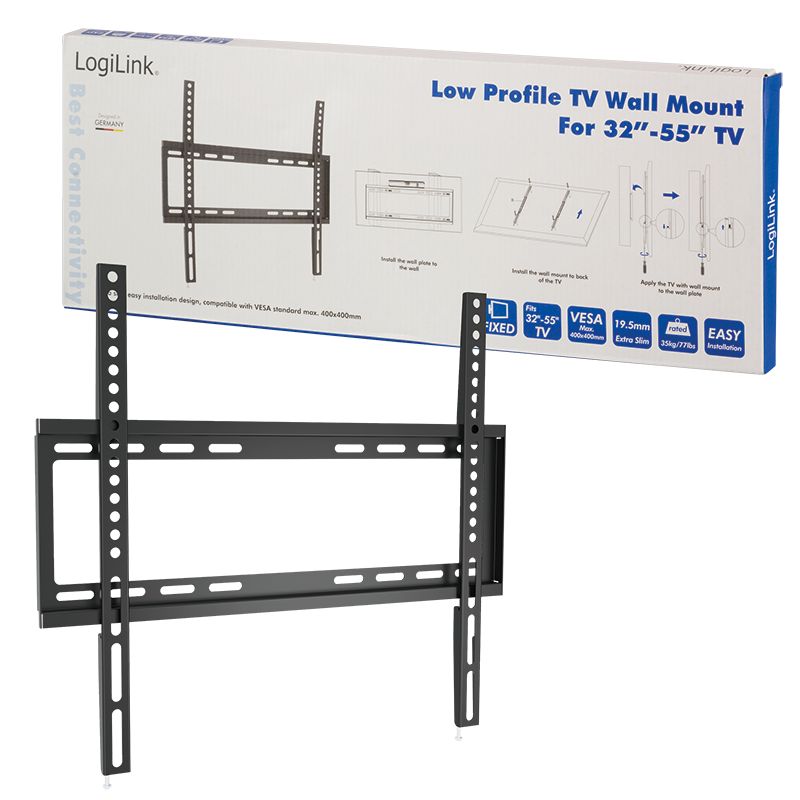 Logilink BP0009 TV wall mount fix 32–55" Black