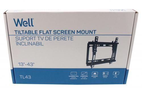 Well TL43 13"-43" Titable Flat Screen Mount