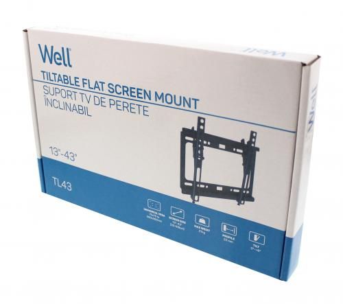 Well TL43 13"-43" Titable Flat Screen Mount