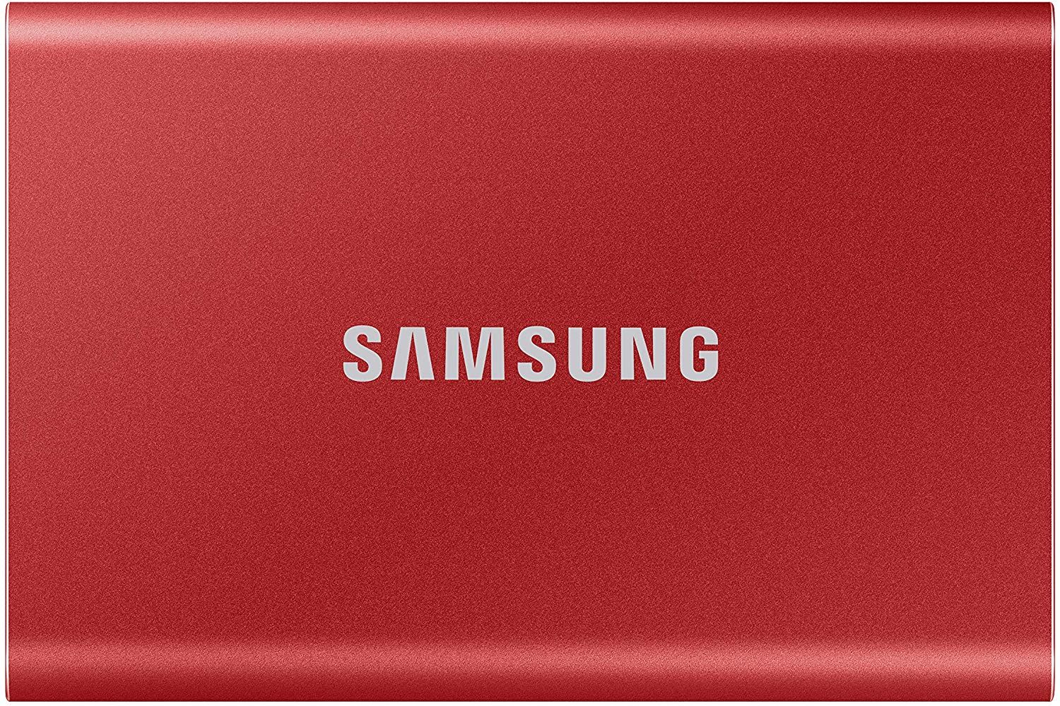 Samsung 500GB 2,5" USB3.2 T7 Touch Red