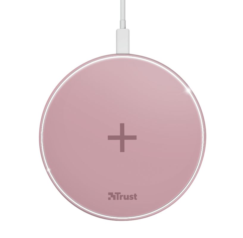 Trust Qylo Fast Wireless Charging Pad 7.5/10W Pink