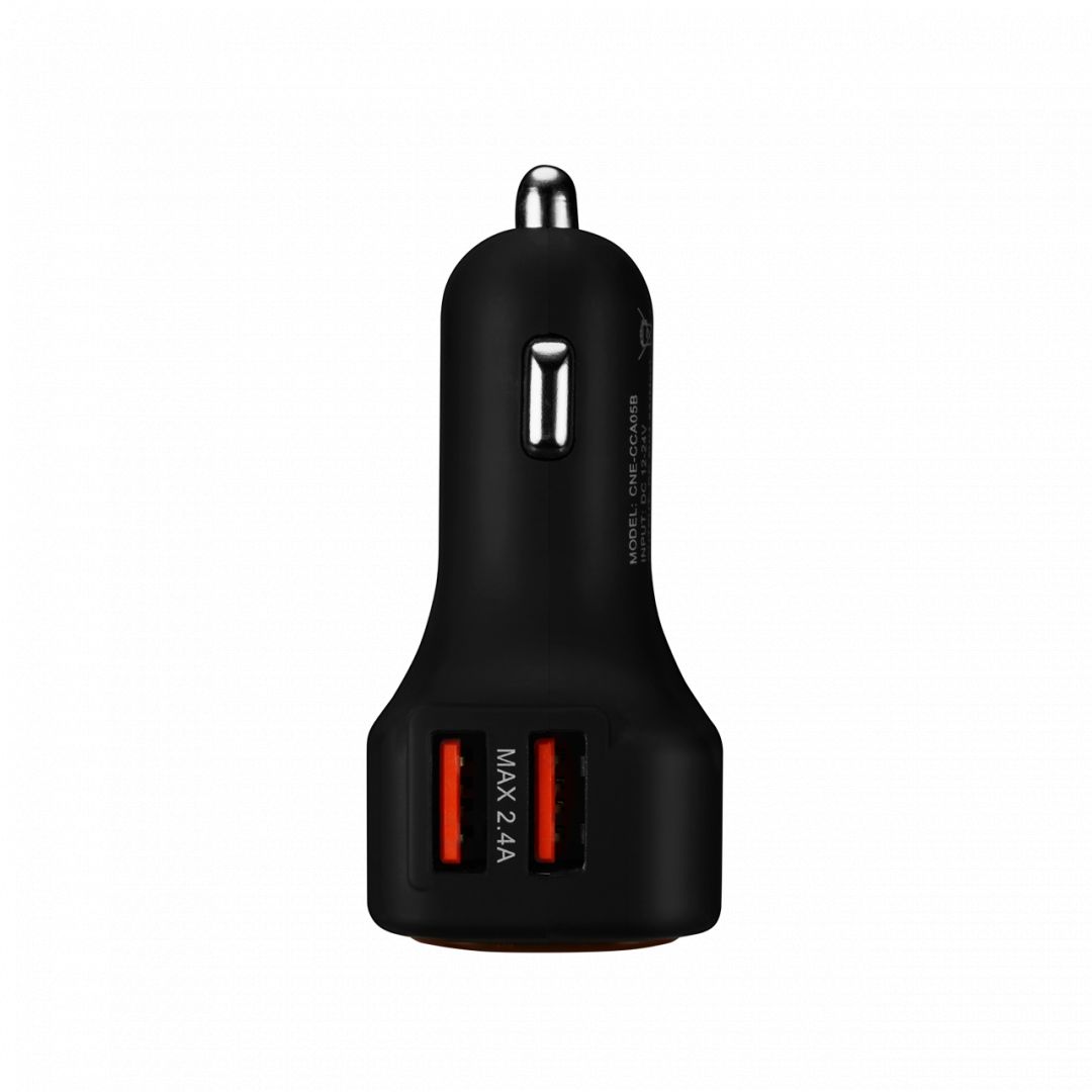 Canyon CNE-CCA05B Dual USB Car Charger Black