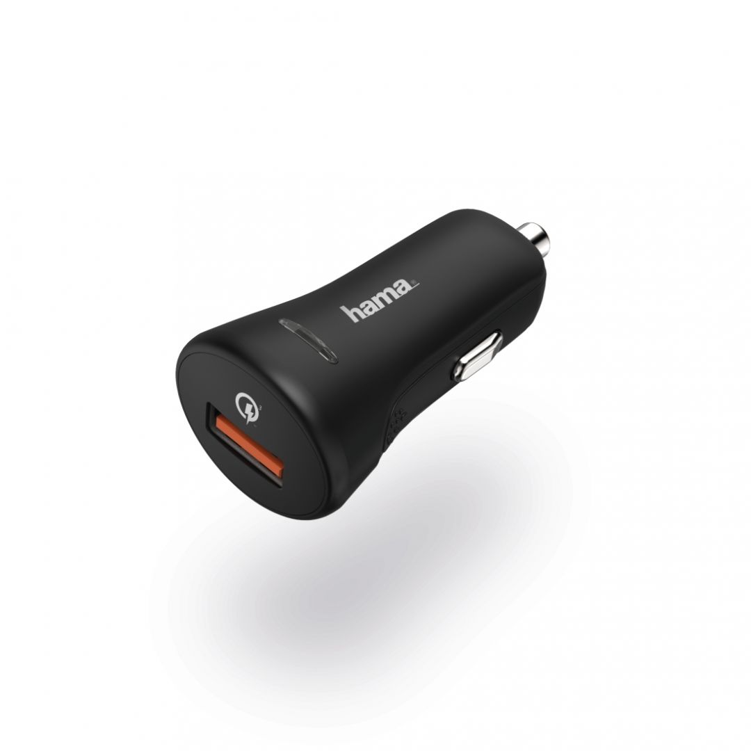 Hama Qualcomm Quick Charge 3.0 Car Charger Black