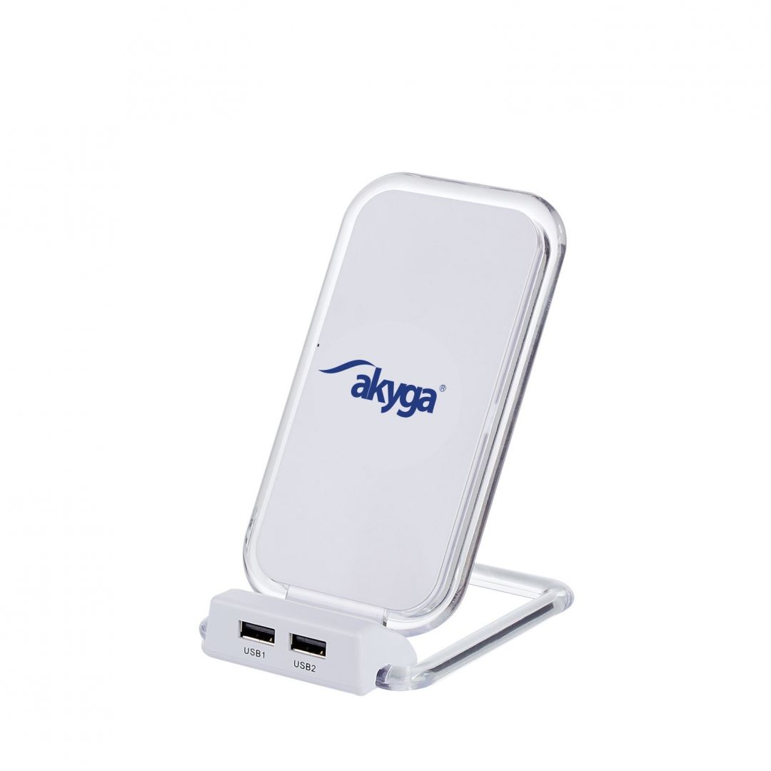 Akyga AK-QI-03 Wireless charger pad White