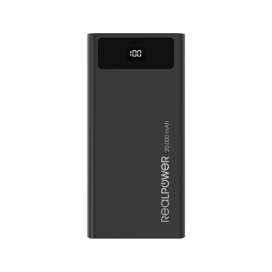 Realpower PB-20k PD 20000mAh Black