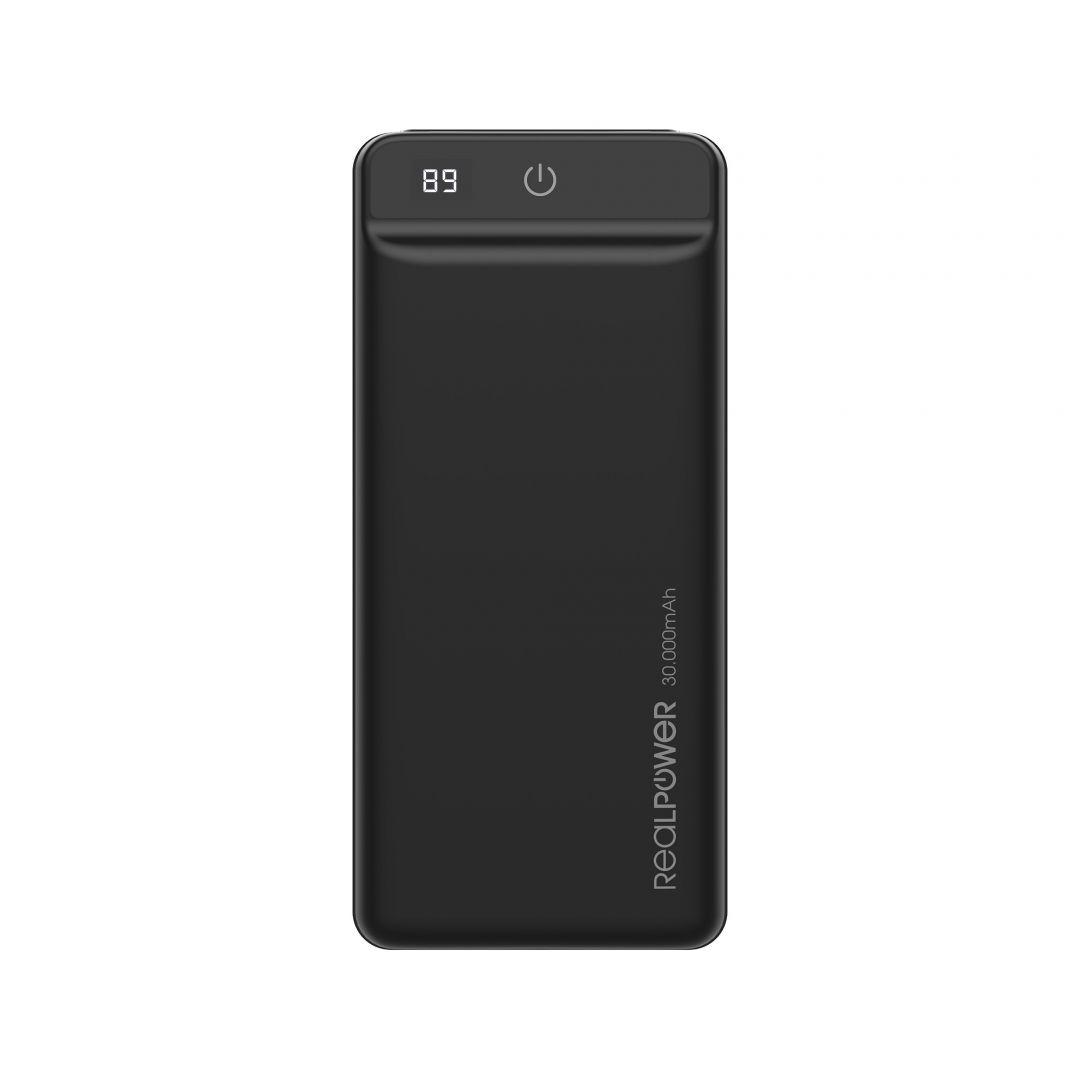 Realpower PB-30k PD 30000mAh Black