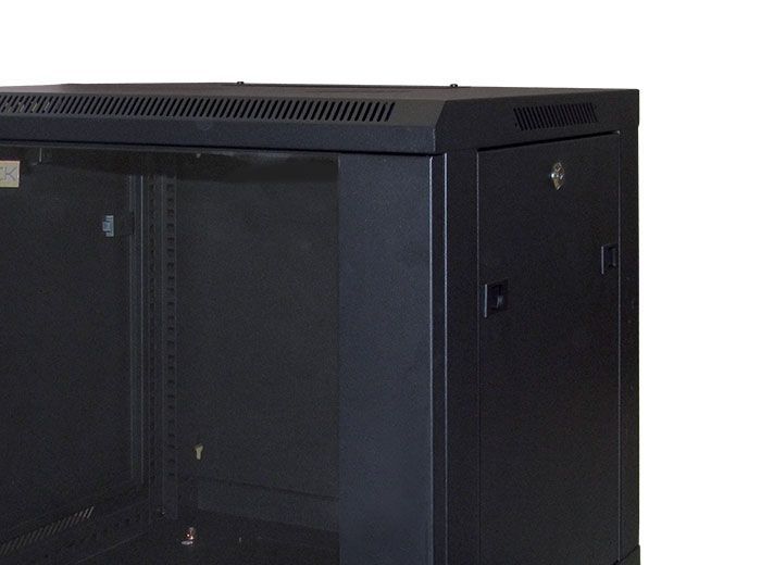 WP Wall Mount Rack 19" RWB Series 15U WxDxH: 600x600x770 mm, Black RAL 9005