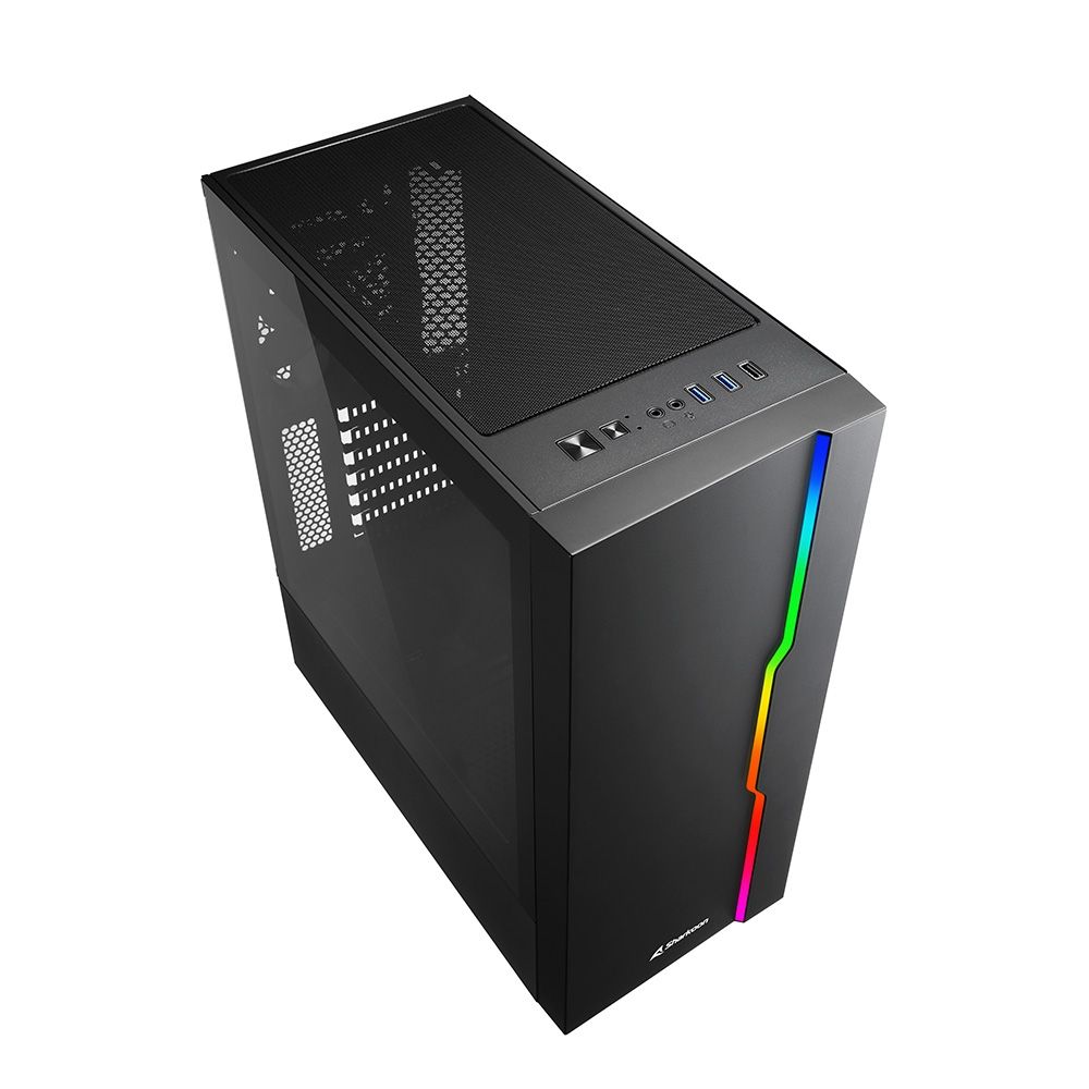 Sharkoon RGB Slider Window Black