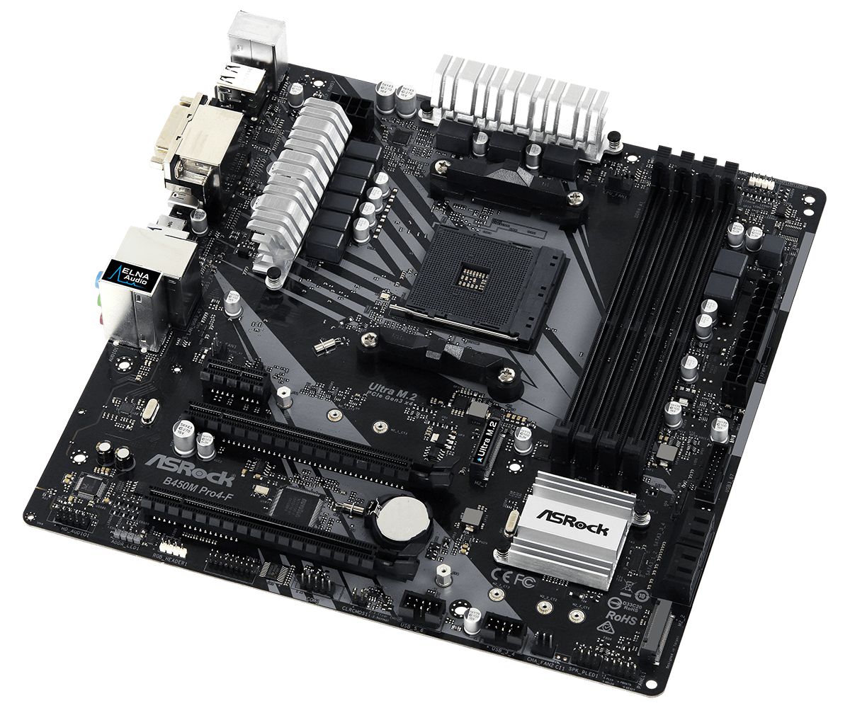 ASROCK B450M PRO4-F