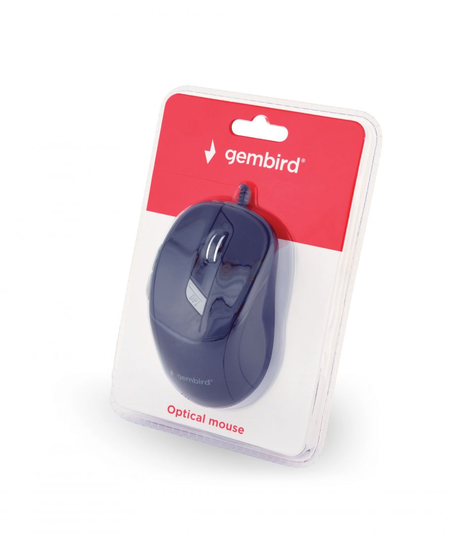 Gembird MUS-6B-01 optical mouse Black