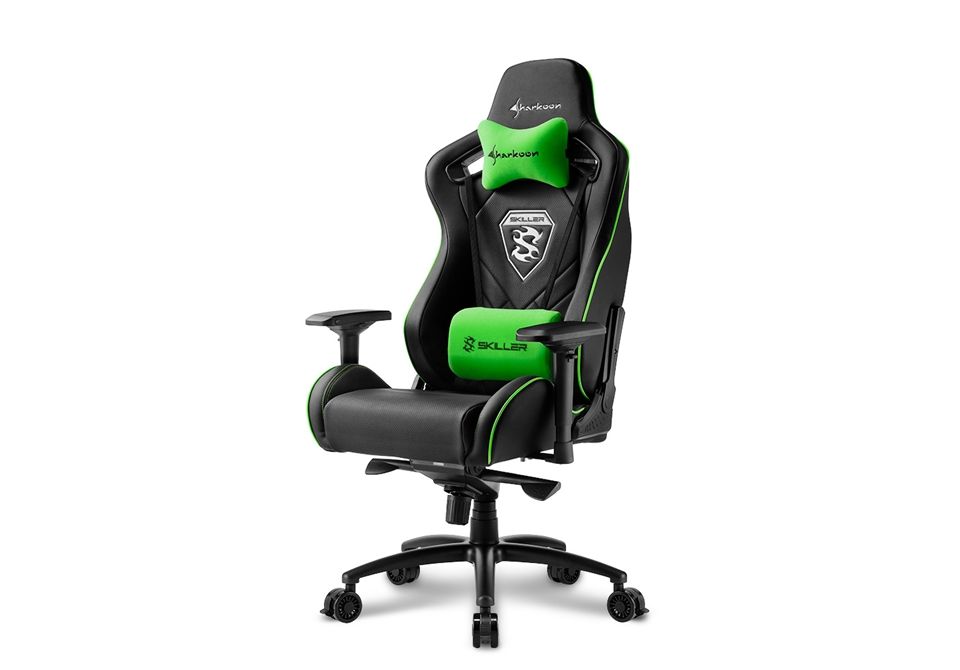 Sharkoon Skiller SGS4 Gaming Chair Black/Green