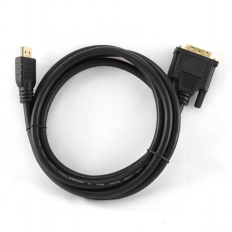 Gembird Monitor Jelkábel DVI-D HDMI 1,8m Black