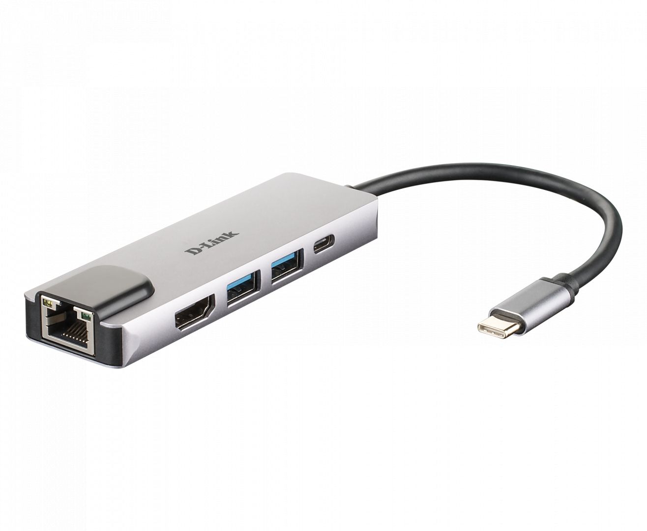 D-Link DUB-M520 5-in-1 USB-C Hub with HDMI/Ethernet and Power Delivery