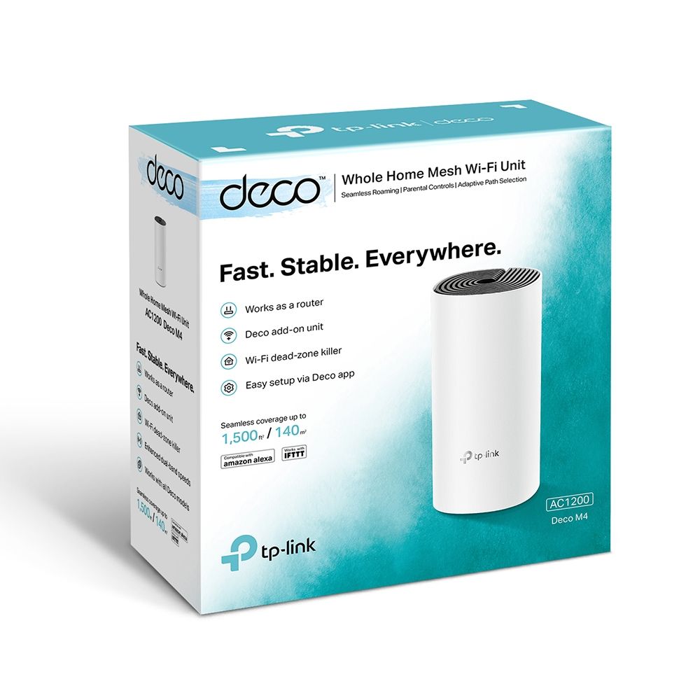 TP-Link AC1200 DECO M4 Whole Home Mesh Wi-Fi System (1 Pack)