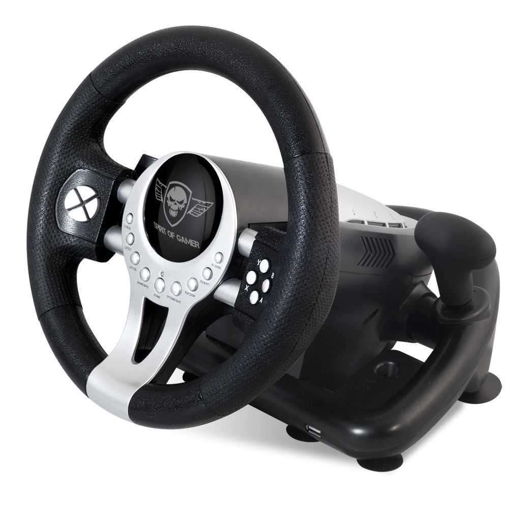 Spirit Of Gamer Race Wheel Pro 2 USB Kormány Black/Silver